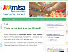 Tablet Screenshot of misa-cz.com